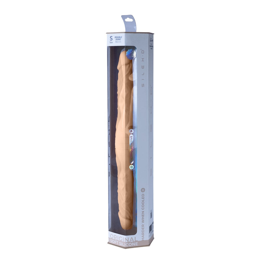SilexD 15 Inch Realistic Dual Density Double Dong