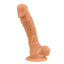 Loving Joy 9 Inch Realistic Silicone Dildo with Suction Cup and Balls Vanilla