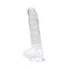 Loving Joy 6 Inch Dildo with Balls Clear