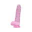 Loving Joy 7 Inch Dildo with Balls Pink