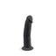SilexD 6 inch Realistic Silicone Dual Density Dildo with Suction Cup Black