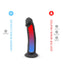 SilexD 6 inch Realistic Silicone Dual Density Dildo with Suction Cup Black