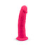 SilexD 7.5 inch Realistic Silicone Dual Density Dildo with Suction Cup Pink