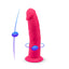 SilexD 7.5 inch Realistic Silicone Dual Density Dildo with Suction Cup Pink