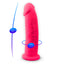SilexD 9 inch Realistic Silicone Dual Density Dildo with Suction Cup Pink