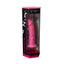 SilexD 6 inch Glow in the Dark Realistic Silicone Dual Density Dildo with Suction Cup Pink